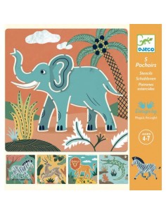 5 stencil riccamente...